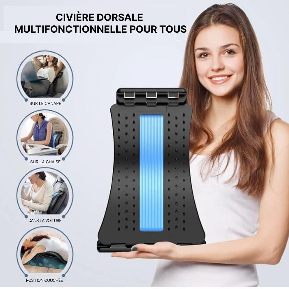 Civière dorsale orthopédique