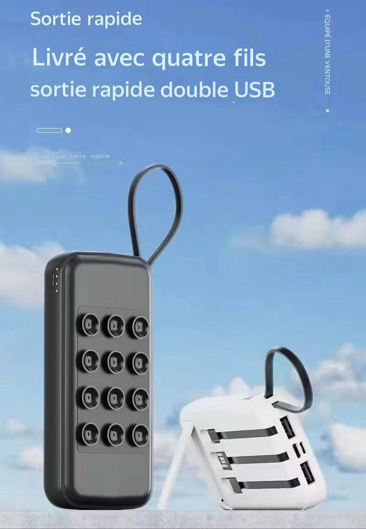 20.000mAh original (2 mois de garantie)
