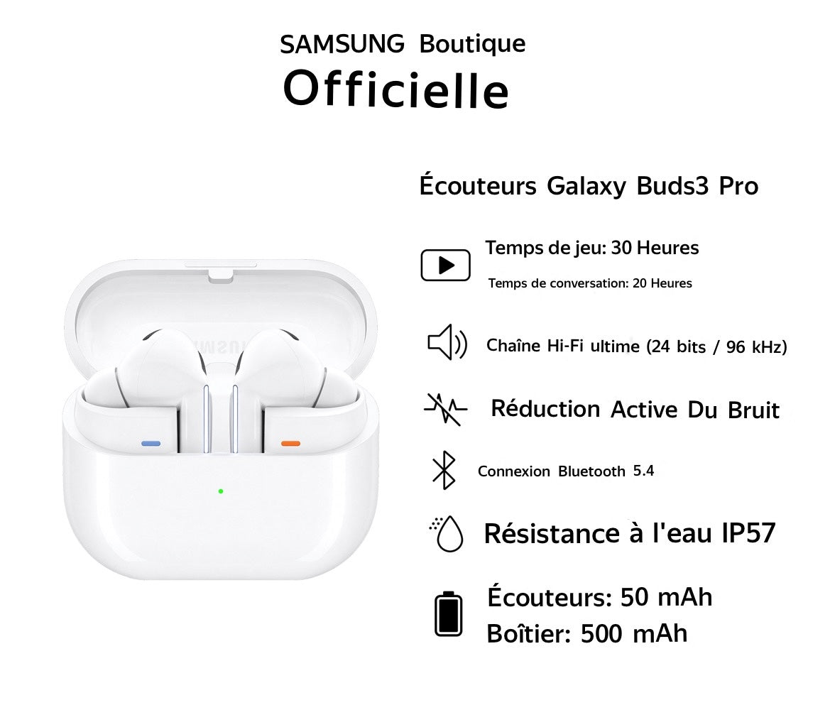 Galaxy Buds 3 Pro - vivez une expérience unique✨