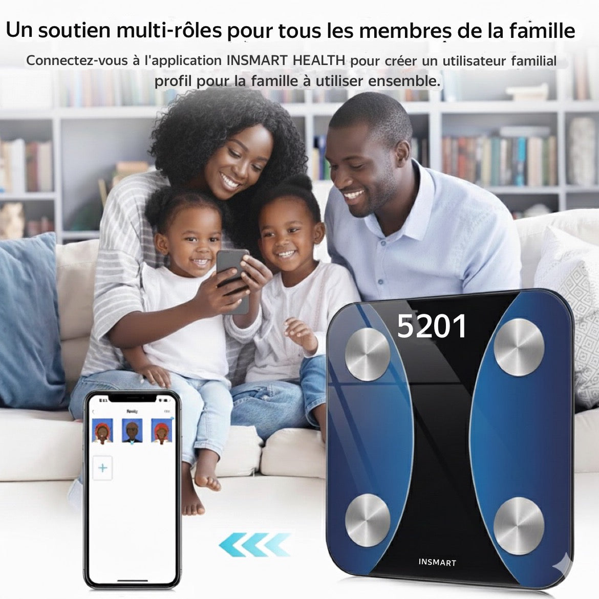 Balance Connectée intelligente avec suivie de santé