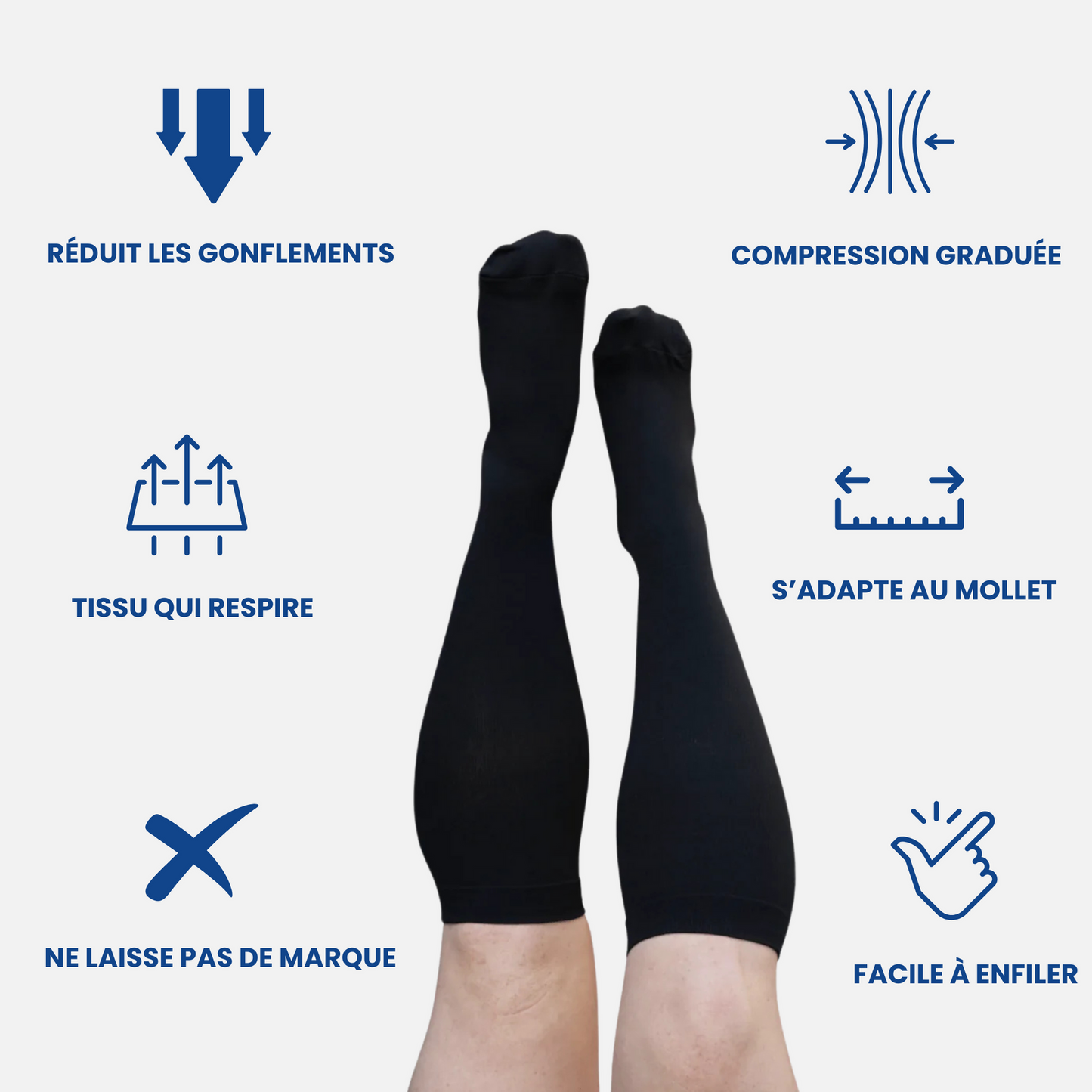 CHAUSSETTES DE CONTENTION ORTHOPÉDIQUE ♻️ULTRA CONFORT ✨