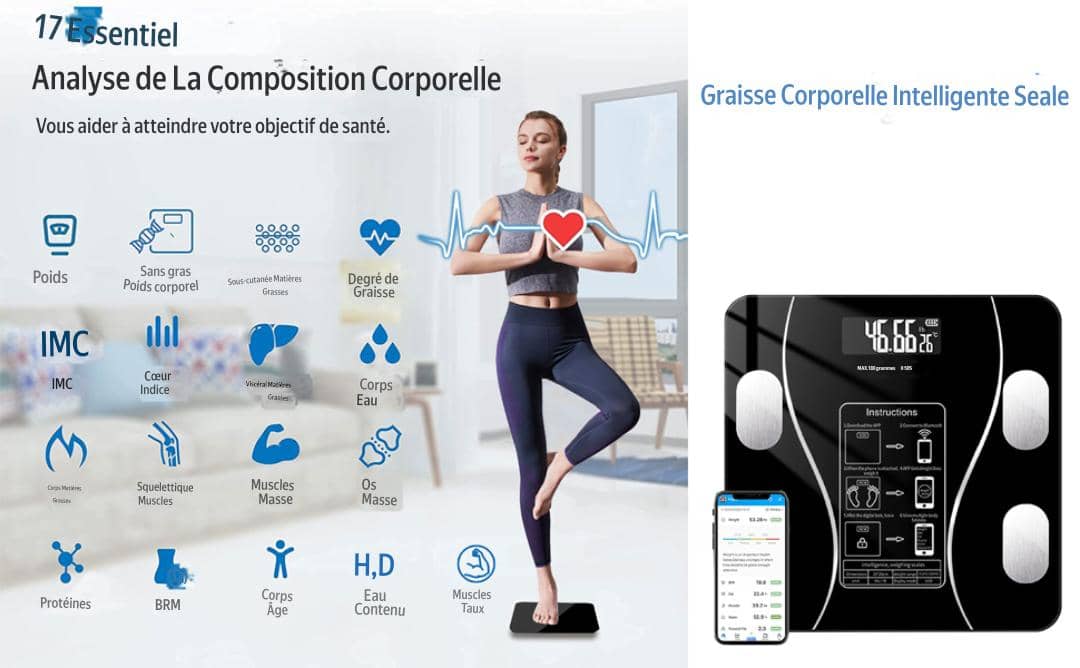 Balance Connectée intelligente avec suivie de santé