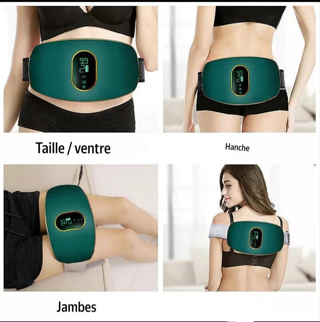 CEINTURE AMINCISSANTE & MASSANTE ANTI DOULEUR MENSTRUELLE 3-EN-1 Révolutionnaire( Homme et Femme)