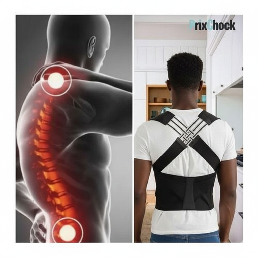 Correcteur de posture : attelle dorsale